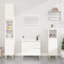 Armario de baño madera contrachapada blanco 65x33x60 cm de vidaXL, Muebles de baño - Ref: Foro24-819820, Precio: 66,65 €, Des...