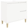 Armario de baño madera contrachapada blanco 65x33x60 cm de vidaXL, Muebles de baño - Ref: Foro24-819820, Precio: 66,65 €, Des...