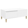 Mesa de centro madera contrachapada blanco 90x50x36,5 cm en Mesas de centro | Comprar online en Foru.es