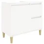 Weißer Badezimmerschrank aus Sperrholz, 65 x 33 x 60 cm von vidaXL, Badezimmermöbel - Ref: Foro24-819820, Preis: 65,39 €, Rab...