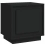 Mesita de noche madera contrachapada negro 44x35x45 cm de vidaXL, Mesitas de noche - Ref: Foro24-819838, Precio: 39,95 €, Des...