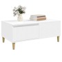 Mesa de centro madera contrachapada blanco 90x50x36,5 cm en Mesas de centro | Comprar online en Foru.es