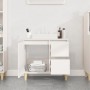Armario de baño madera contrachapada blanco 65x33x60 cm de vidaXL, Muebles de baño - Ref: Foro24-819820, Precio: 66,65 €, Des...