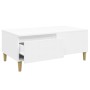 Mesa de centro madera contrachapada blanco 90x50x36,5 cm en Mesas de centro | Comprar online en Foru.es