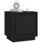 Mesita de noche madera contrachapada negro 44x35x45 cm de vidaXL, Mesitas de noche - Ref: Foro24-819838, Precio: 40,49 €, Des...