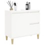 Armario de baño madera contrachapada blanco 65x33x60 cm de vidaXL, Muebles de baño - Ref: Foro24-819820, Precio: 66,65 €, Des...