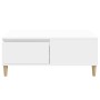 Mesa de centro madera contrachapada blanco 90x50x36,5 cm en Mesas de centro | Comprar online en Foru.es