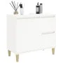 Weißer Badezimmerschrank aus Sperrholz, 65 x 33 x 60 cm von vidaXL, Badezimmermöbel - Ref: Foro24-819820, Preis: 65,39 €, Rab...