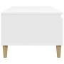 Mesa de centro madera contrachapada blanco 90x50x36,5 cm en Mesas de centro | Comprar online en Foru.es