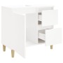 Armario de baño madera contrachapada blanco 65x33x60 cm de vidaXL, Muebles de baño - Ref: Foro24-819820, Precio: 66,65 €, Des...
