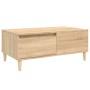 Mesa de centro madera contrachapada roble Sonoma 90x50x36,5 cm en Mesas de centro | Comprar online en Foru.es