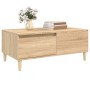Mesa de centro madera contrachapada roble Sonoma 90x50x36,5 cm en Mesas de centro | Comprar online en Foru.es