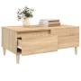 Mesa de centro madera contrachapada roble Sonoma 90x50x36,5 cm en Mesas de centro | Comprar online en Foru.es
