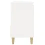 Weißer Badezimmerschrank aus Sperrholz, 65 x 33 x 60 cm von vidaXL, Badezimmermöbel - Ref: Foro24-819820, Preis: 65,39 €, Rab...