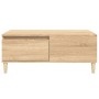 Mesa de centro madera contrachapada roble Sonoma 90x50x36,5 cm en Mesas de centro | Comprar online en Foru.es