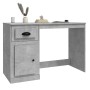 Escritorio con cajón madera gris hormigón 115x50x75 cm de vidaXL, Escritorios - Ref: Foro24-816476, Precio: 75,24 €, Descuent...