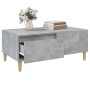 Mesa de centro madera contrachapada gris hormigón 90x50x36,5 cm en Mesas de centro | Comprar online en Foru.es