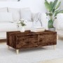 Mesa de centro madera contrachapada roble ahumado 90x50x36,5 cm en Mesas de centro | Comprar online en Foru.es