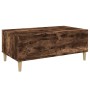 Mesa de centro madera contrachapada roble ahumado 90x50x36,5 cm en Mesas de centro | Comprar online en Foru.es
