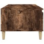 Mesa de centro madera contrachapada roble ahumado 90x50x36,5 cm en Mesas de centro | Comprar online en Foru.es