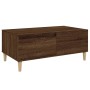 Mesa de centro madera contrachapada marrón roble 90x50x36,5 cm en Mesas de centro | Comprar online en Foru.es
