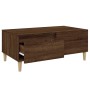 Mesa de centro madera contrachapada marrón roble 90x50x36,5 cm en Mesas de centro | Comprar online en Foru.es