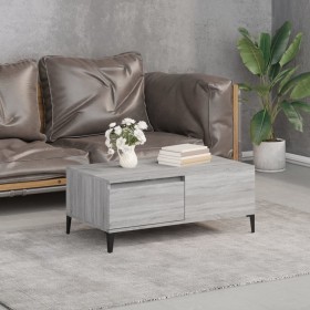 Mesa de centro madera contrachapada gris Sonoma 90x50x36,5 cm en Mesas de centro | Comprar online en Foru.es