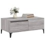 Mesa de centro madera contrachapada gris Sonoma 90x50x36,5 cm en Mesas de centro | Comprar online en Foru.es