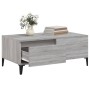 Mesa de centro madera contrachapada gris Sonoma 90x50x36,5 cm en Mesas de centro | Comprar online en Foru.es