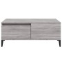 Mesa de centro madera contrachapada gris Sonoma 90x50x36,5 cm en Mesas de centro | Comprar online en Foru.es