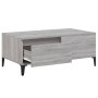 Mesa de centro madera contrachapada gris Sonoma 90x50x36,5 cm en Mesas de centro | Comprar online en Foru.es