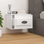 Mesita de noche de pared blanco brillante 41,5x36x28 cm de vidaXL, Mesitas de noche - Ref: Foro24-816380, Precio: 33,67 €, De...