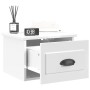 Mesita de noche de pared blanco brillante 41,5x36x28 cm de vidaXL, Mesitas de noche - Ref: Foro24-816380, Precio: 33,67 €, De...