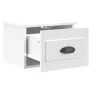 Mesita de noche de pared blanco brillante 41,5x36x28 cm de vidaXL, Mesitas de noche - Ref: Foro24-816380, Precio: 33,30 €, De...