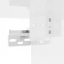 Mesita de noche de pared blanco brillante 41,5x36x28 cm de vidaXL, Mesitas de noche - Ref: Foro24-816380, Precio: 33,30 €, De...