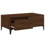 Mesa de centro madera contrachapada marrón roble 90x50x36,5 cm en Mesas de centro | Comprar online en Foru.es