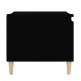 Mesa de centro madera contrachapada negro 100x50x45 cm en Mesas de centro | Comprar online en Foru.es