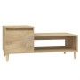 Mesa de centro madera contrachapada roble Sonoma 100x50x45 cm en Mesas de centro | Comprar online en Foru.es