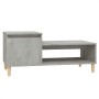 Mesa de centro madera contrachapada gris hormigón 100x50x45 cm en Mesas de centro | Comprar online en Foru.es