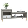 Mesa de centro madera contrachapada gris hormigón 100x50x45 cm en Mesas de centro | Comprar online en Foru.es