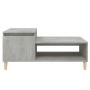 Mesa de centro madera contrachapada gris hormigón 100x50x45 cm en Mesas de centro | Comprar online en Foru.es