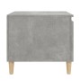 Mesa de centro madera contrachapada gris hormigón 100x50x45 cm en Mesas de centro | Comprar online en Foru.es