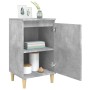 Mesitas de noche 2 uds madera gris hormigón 40x35x70 cm de vidaXL, Mesitas de noche - Ref: Foro24-819637, Precio: 64,78 €, De...