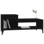 Mesa de centro madera contrachapada negro 100x50x45 cm en Mesas de centro | Comprar online en Foru.es
