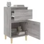 Nachttische 2 Stück Sonomagrau Farbe 40x35x70 cm von vidaXL, Nachttische - Ref: Foro24-819705, Preis: 78,77 €, Rabatt: %