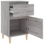 Mesitas de noche 2 uds color gris Sonoma 40x35x70 cm de vidaXL, Mesitas de noche - Ref: Foro24-819705, Precio: 79,73 €, Descu...