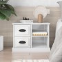 Mesita de noche blanco brillante 60x35,5x45 cm de vidaXL, Mesitas de noche - Ref: Foro24-816370, Precio: 54,67 €, Descuento: %