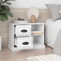 Mesita de noche blanco brillante 60x35,5x45 cm de vidaXL, Mesitas de noche - Ref: Foro24-816370, Precio: 54,67 €, Descuento: %