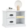 Mesita de noche blanco brillante 60x35,5x45 cm de vidaXL, Mesitas de noche - Ref: Foro24-816370, Precio: 54,04 €, Descuento: %