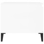 Mesa de centro madera contrachapada blanco brillo 100x50x45 cm en Mesas de centro | Comprar online en Foru.es